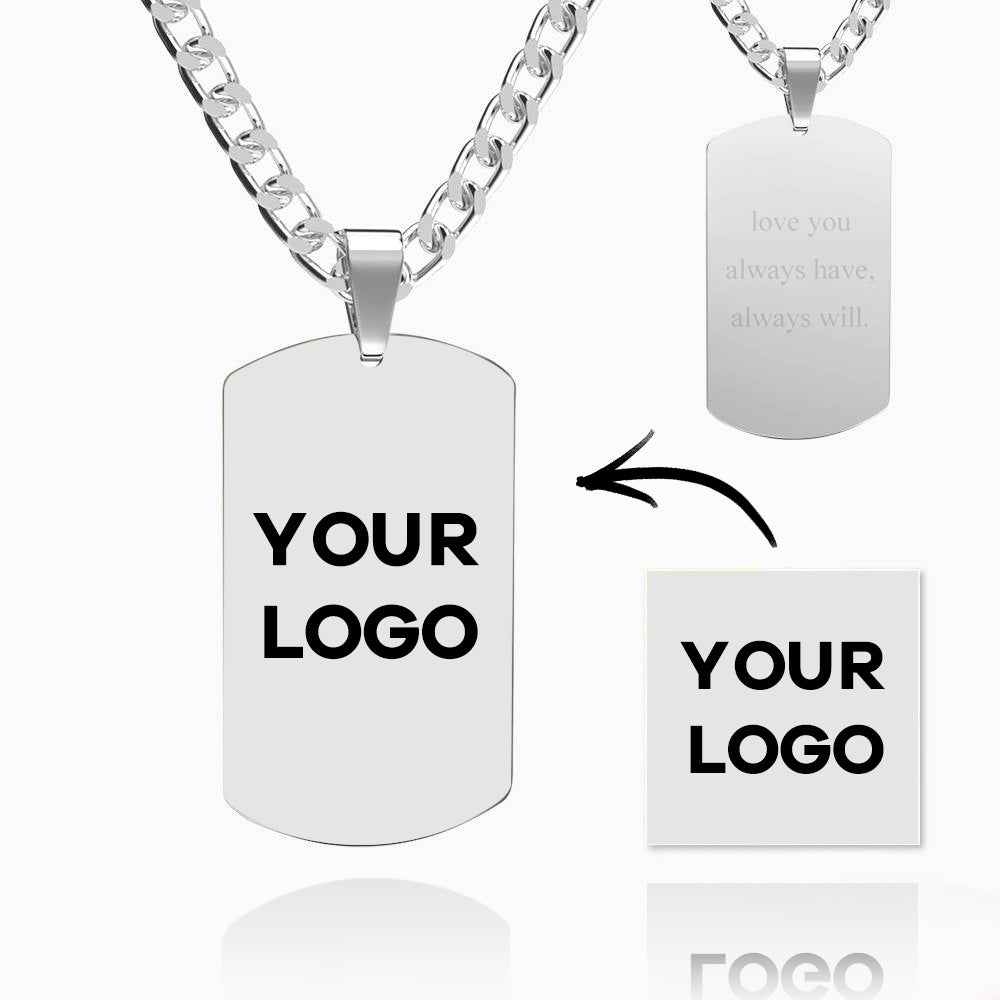 Any Photo - Personalized Military Dog Tags Necklace