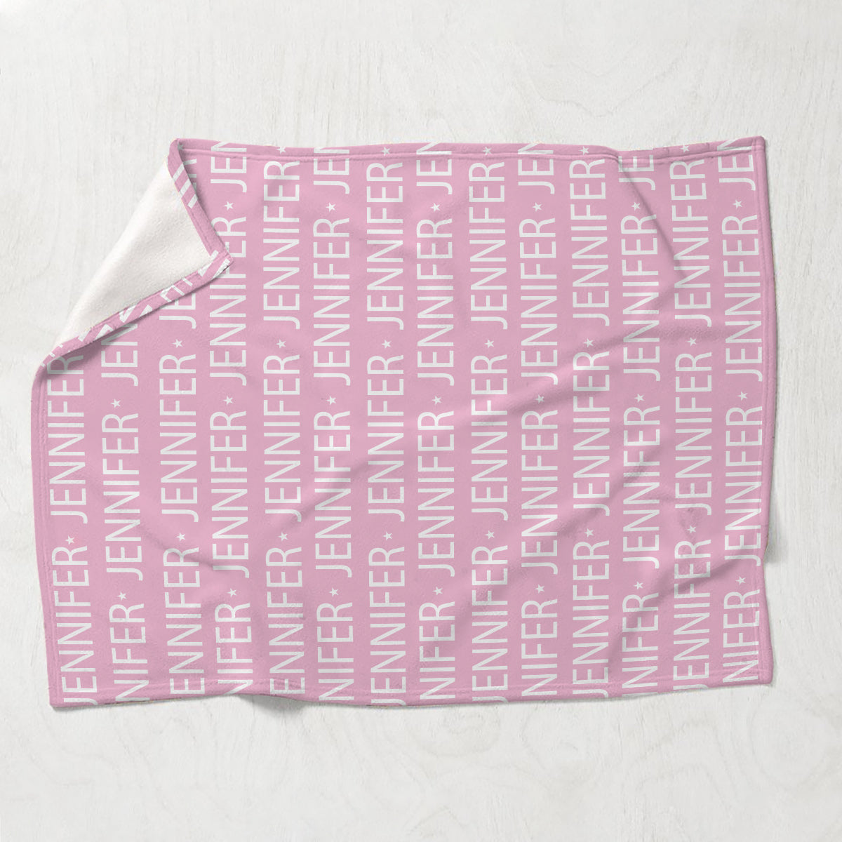 Custom Name Pattern - Gift for granddaughter - Personalized Blanket