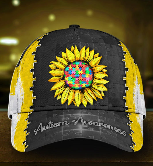 Autism Awareness You Are My Sunshine - Autism Awareness Classic Cap 0921