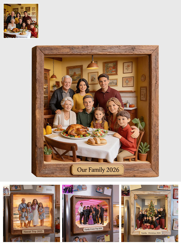 Custom From Any Photo - Personalized Family Magnet