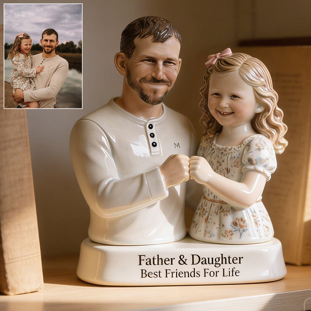 Eternal Bond - Personalized Father Custom Shaped Acrylic Plaque