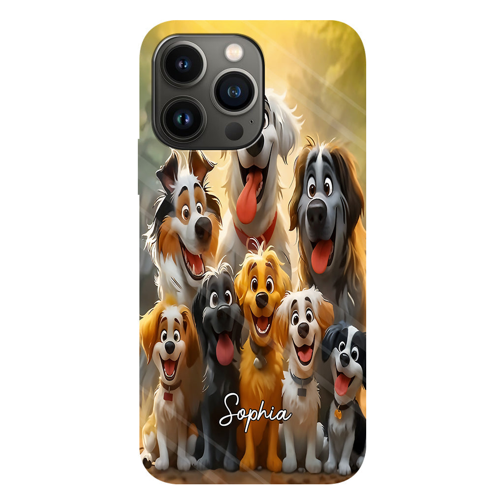 Just A Girl Who Loves Dogs - Personalized Dog Full Print Phone Case