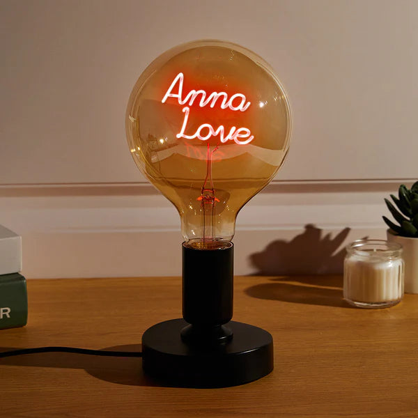 Any Name Light Bulbs - Personalized Any Name Light Bulbs Lamp