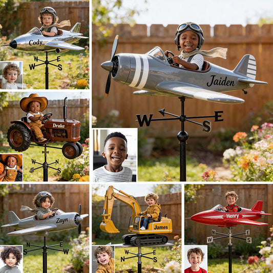 Custom Any Photo, Any Vehicle - Personalized Kid Weather Vane