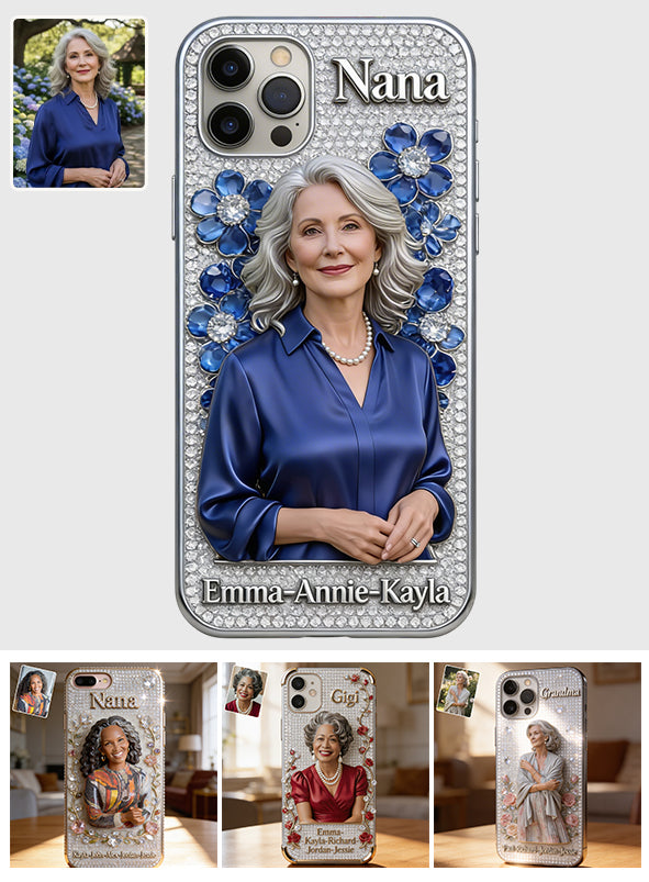 Forever Loved Grandma Diamond - Perfect Mother's Day Gift - Personalized Grandma Full Print Phone Case