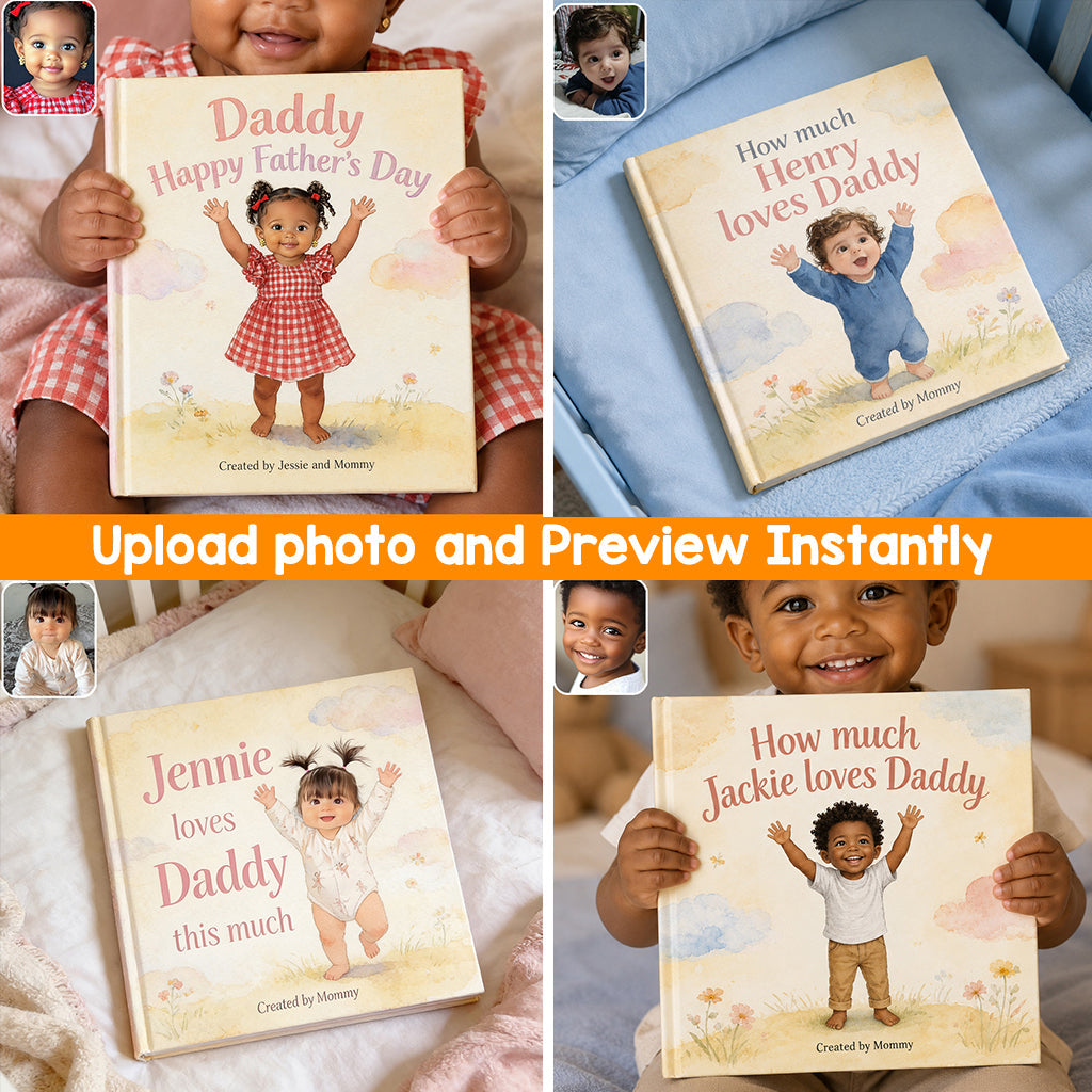 Little Love For Daddy - Personalized Kid Storybook