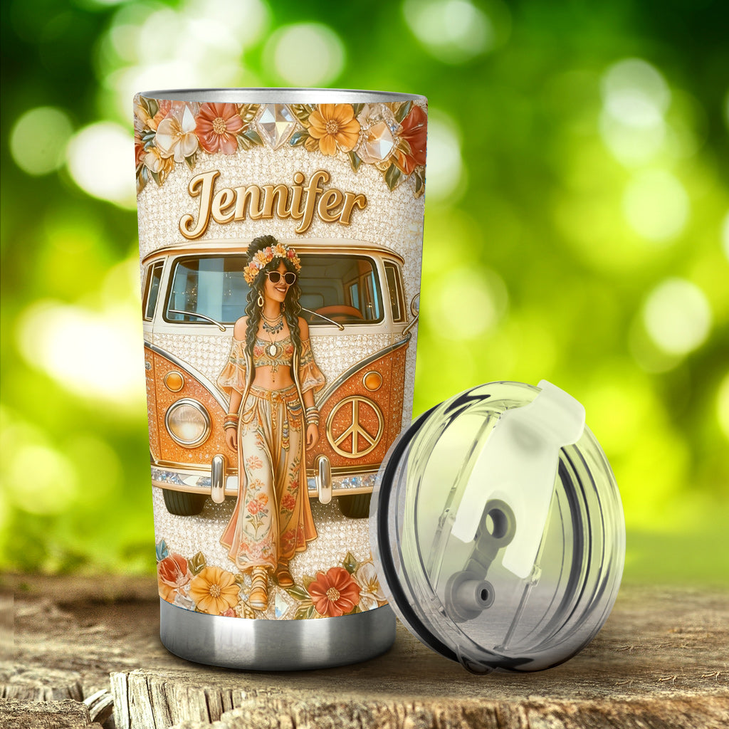 Hippie Souls - Personalized Hippie Tumbler