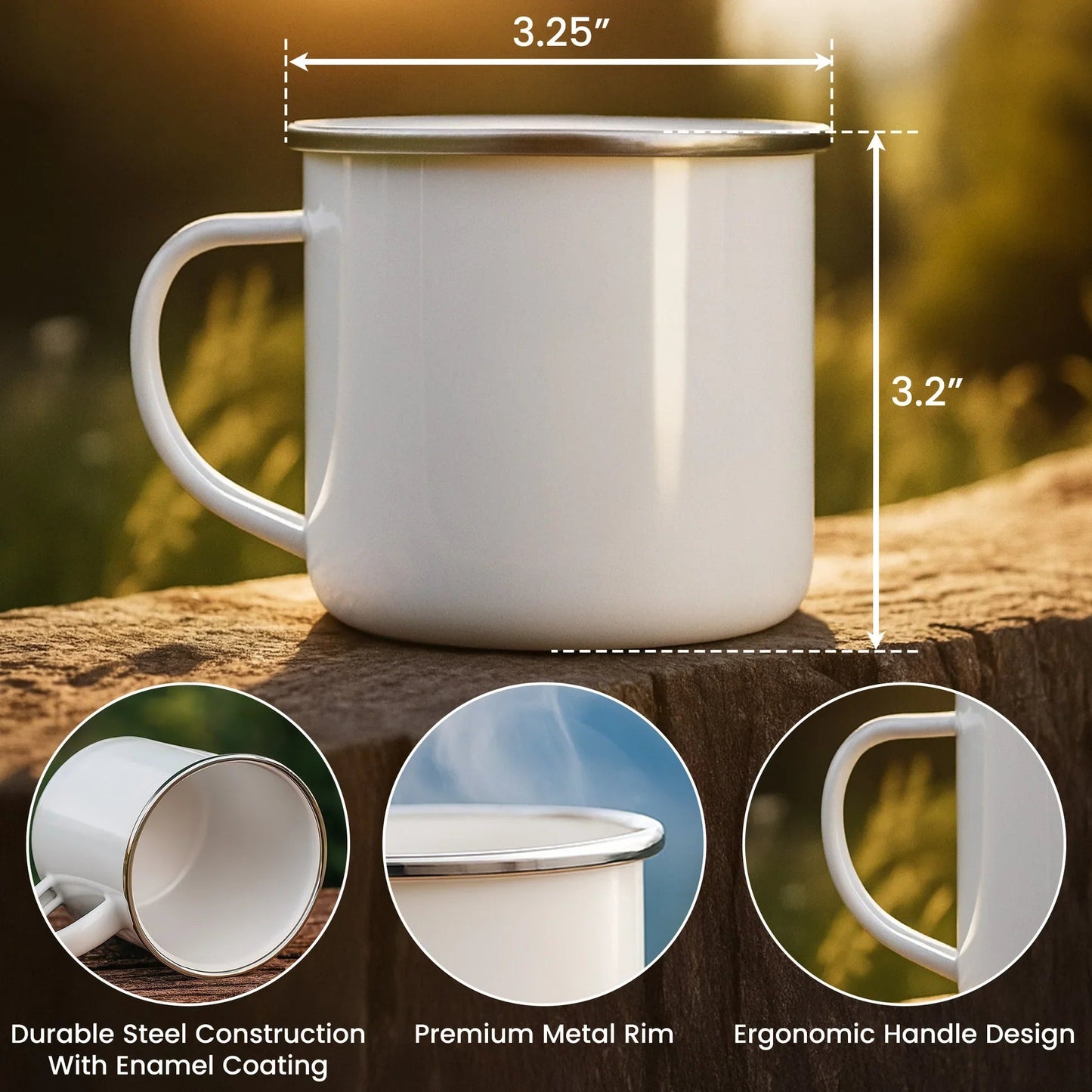 Personalized Enamel Mug Adventure Partners For Life Hiking Couple Gift, Minimal Mountain Line Art