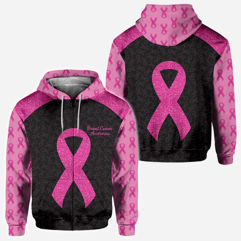 Breast Cancer Awareness All Over T-shirt and Hoodie 0822