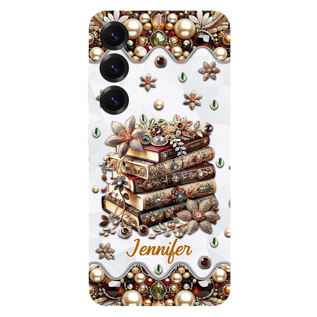 Just A Girl Who Loves Books - Personalized Book Full Print Phone Case