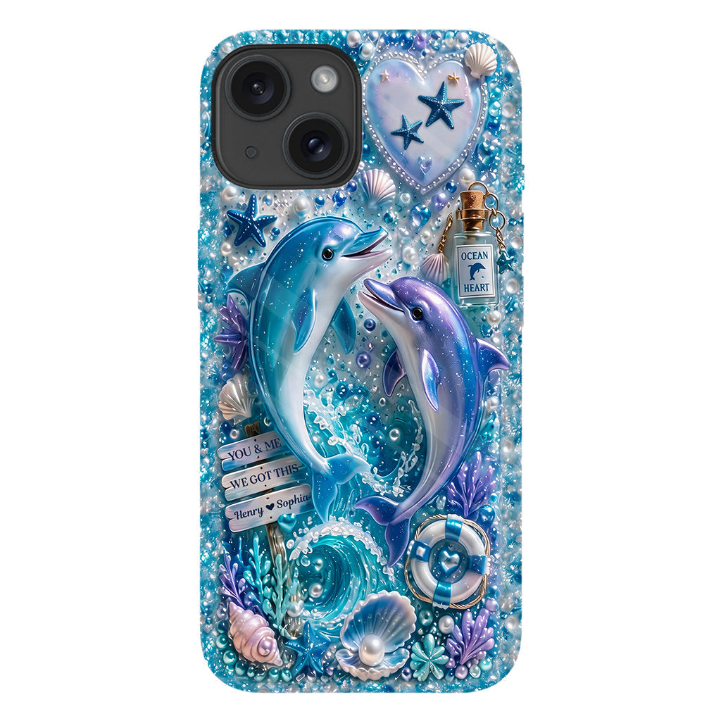 I'm Yours - Personalized Dolphin Full Print Phone Case