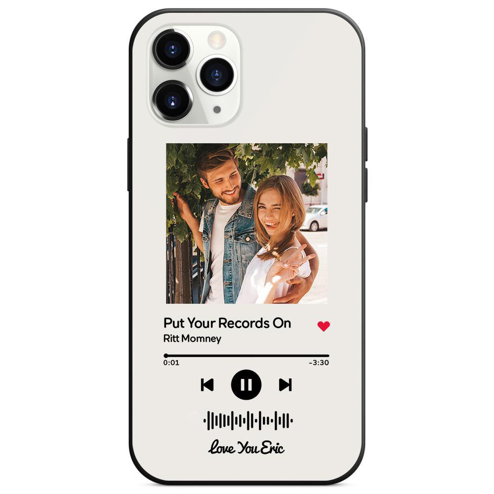 Music Code Song Photo Custom - Personalized Music Code Phone Case