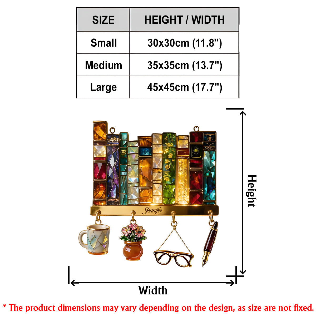Book Lovers - Personalized Book LED Light Acrylic Sign