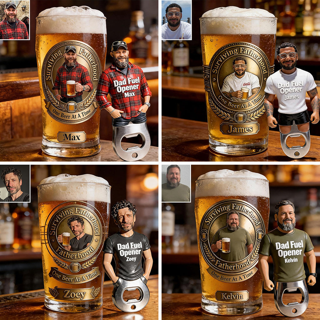 Dad Fuel - Personalized Father Bottle Opener