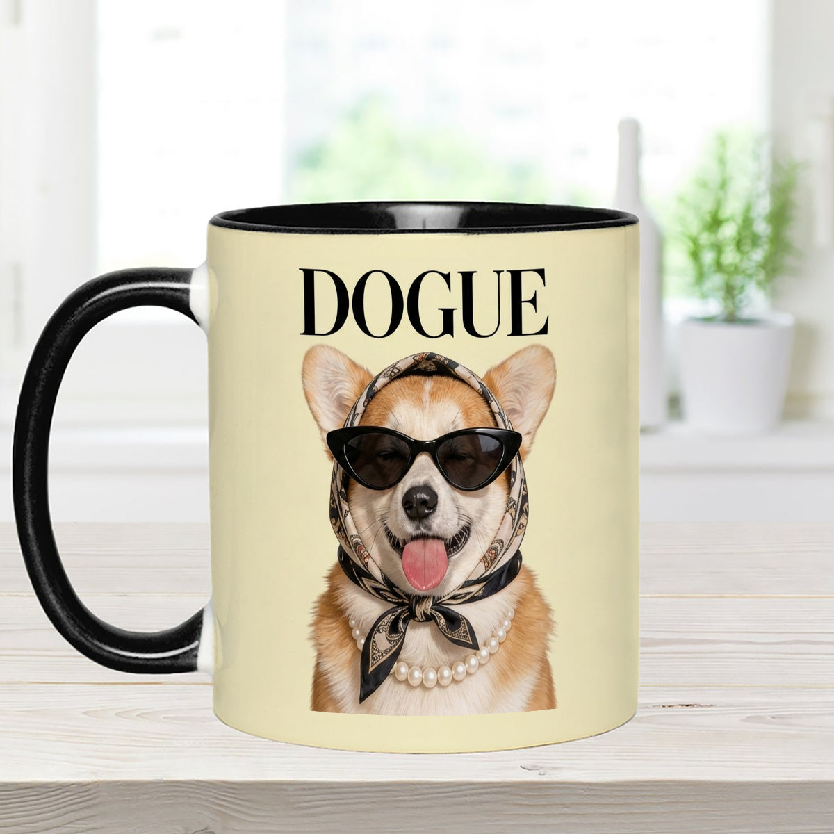 Funny Dog Lovers Gift - Personalized Dog Set Accent Mug with Acrylic Stirrers