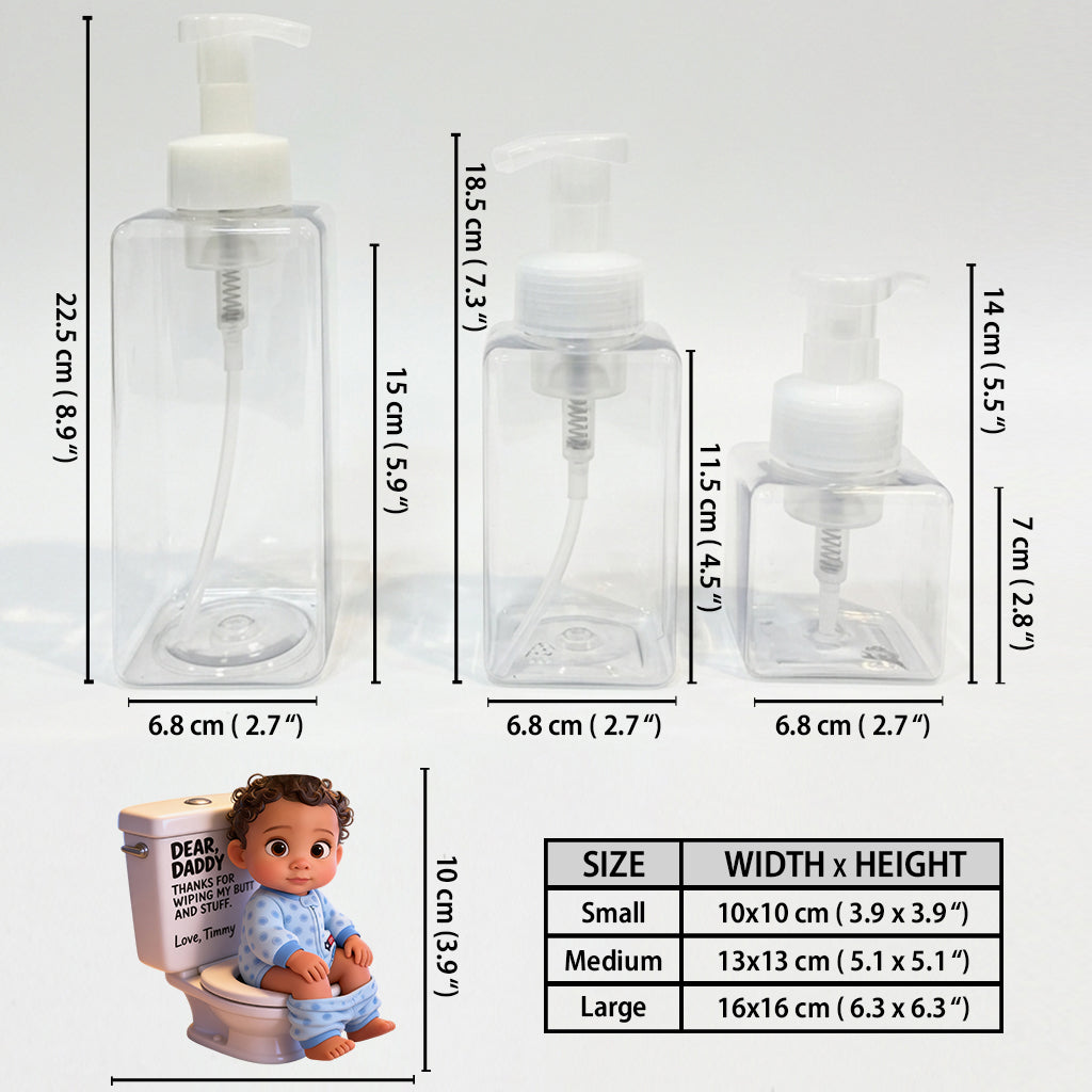 Cute And Funny Gift For Parents, Funny Father's Day Gift - Personalized Father Pump Dispenser
