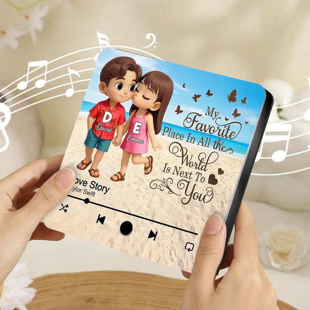 Cute Couple Holding Hands Acrylic Car Hanger, Sweet Love Gift for Her or Him, Personalized Romantic Decor