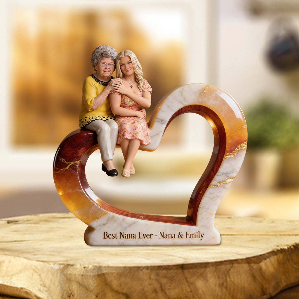 Custom Any Photo Perfect For Mom, Grandma - Personalized Mother Custom Shaped Acrylic Plaque