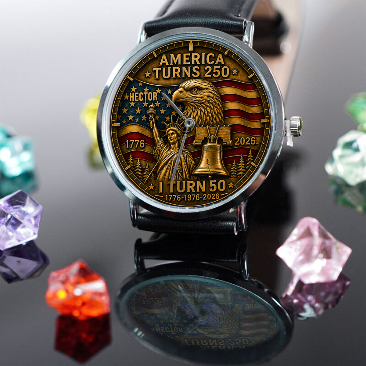 250 Anniversary - Personalized Birthday Hand Watch