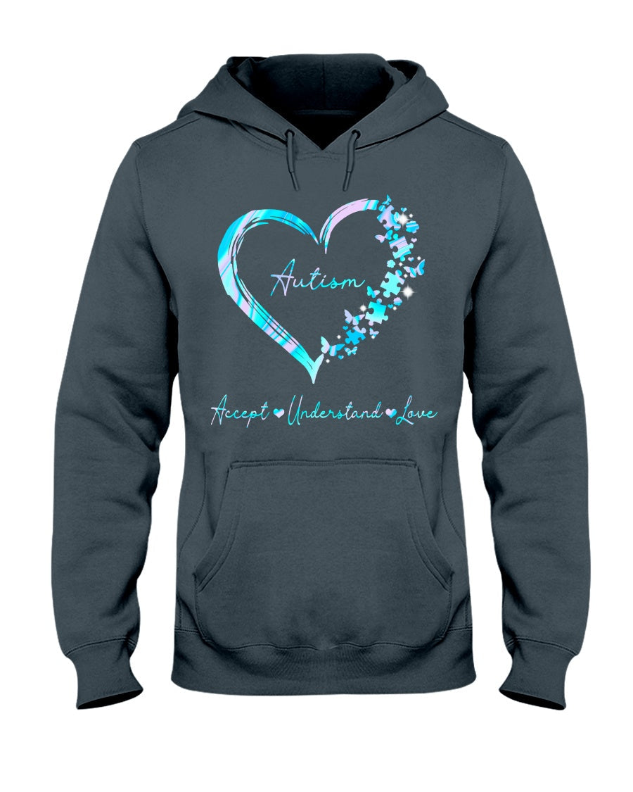 Accept Understand Love - Autism Awareness T-shirt and Hoodie 0921