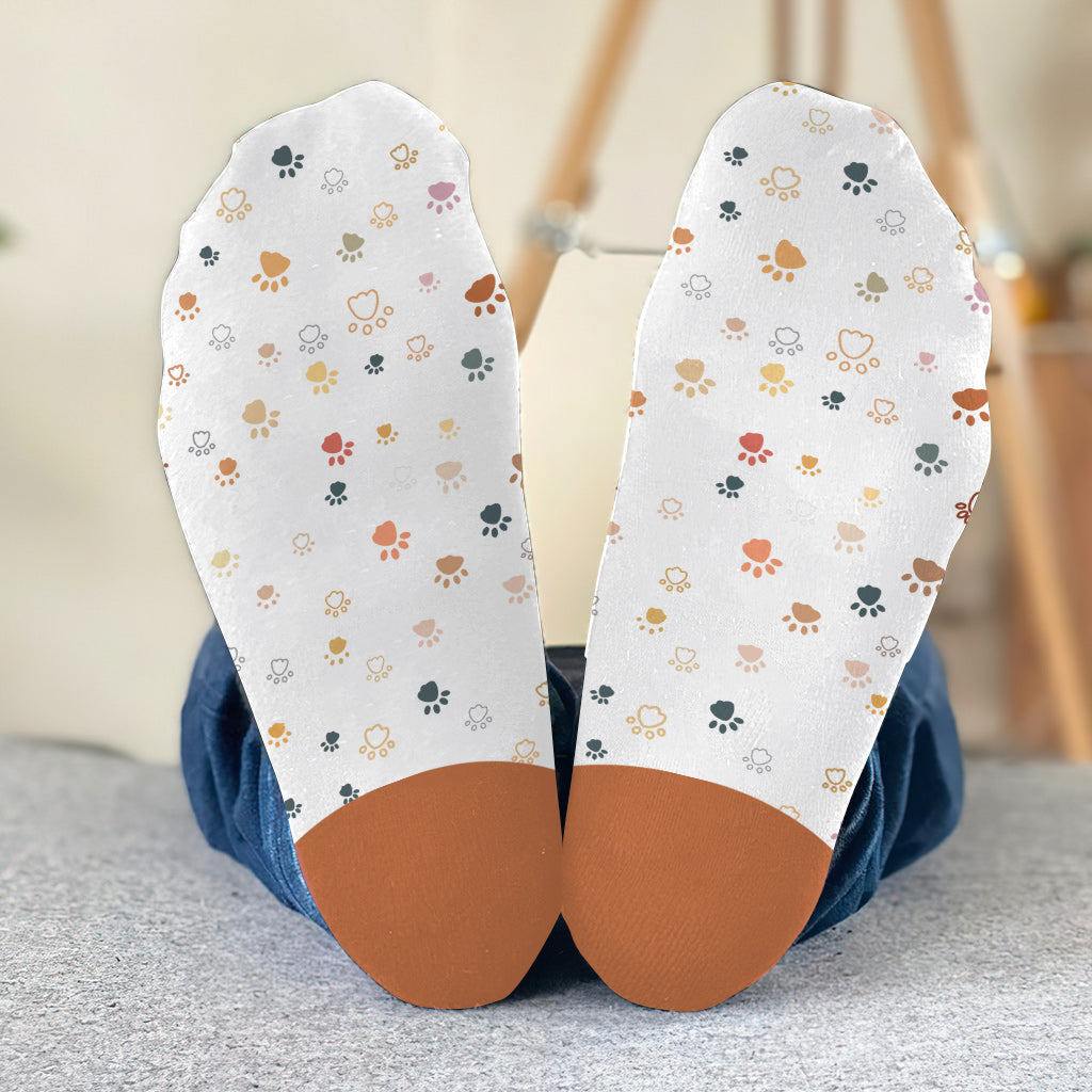 I Will Follow You Whatever You Go - Gift for dog lovers, dog lover - Personalized Socks