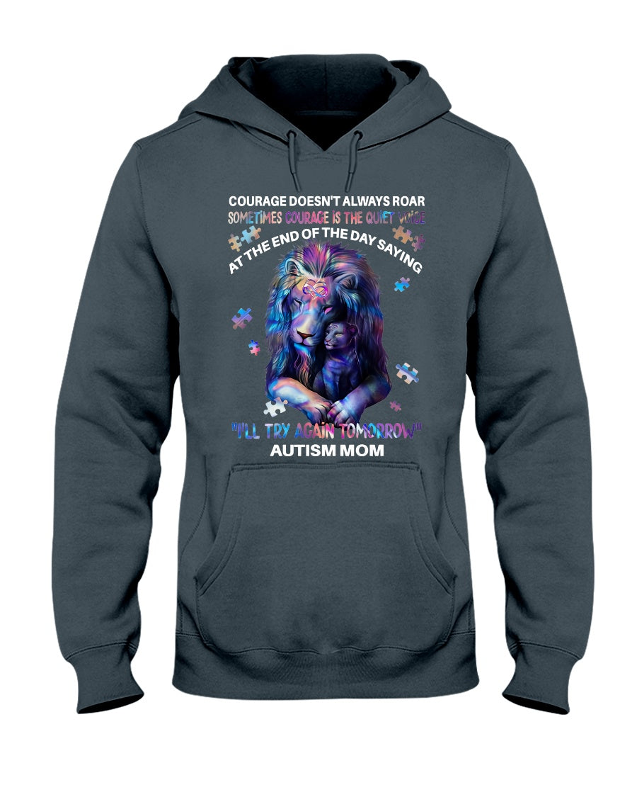 Lion Autism Mom - Autism Awareness T-shirt and Hoodie 0921