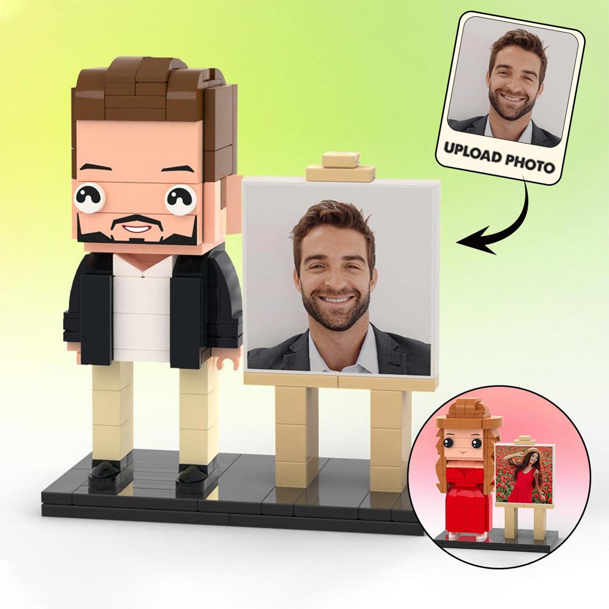 Any Photos - Personalized Photos Brick Figures