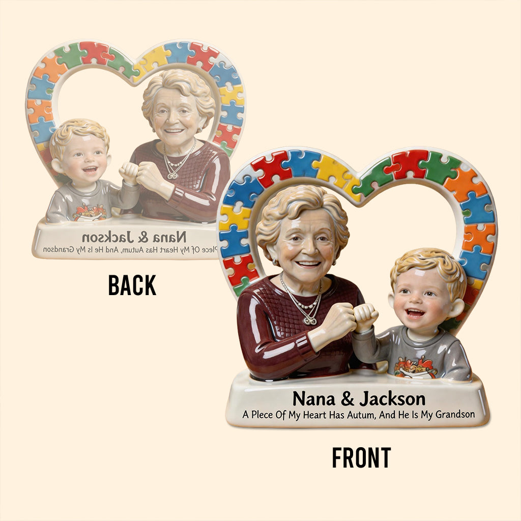 Autism Kid - Personalized Autism Awareness Custom Shaped Acrylic Plaque