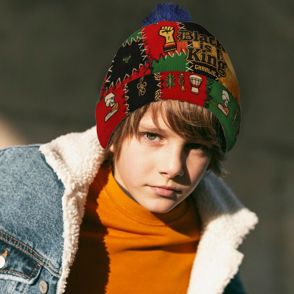 Black History Month - Personalized African American Beanie Hat
