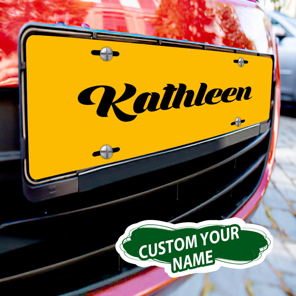 Funny Name - Personalized License Plate