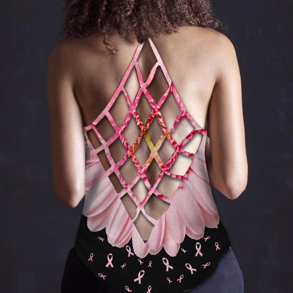 Faith Hope Love - Breast Cancer Awareness Cross Tank Top