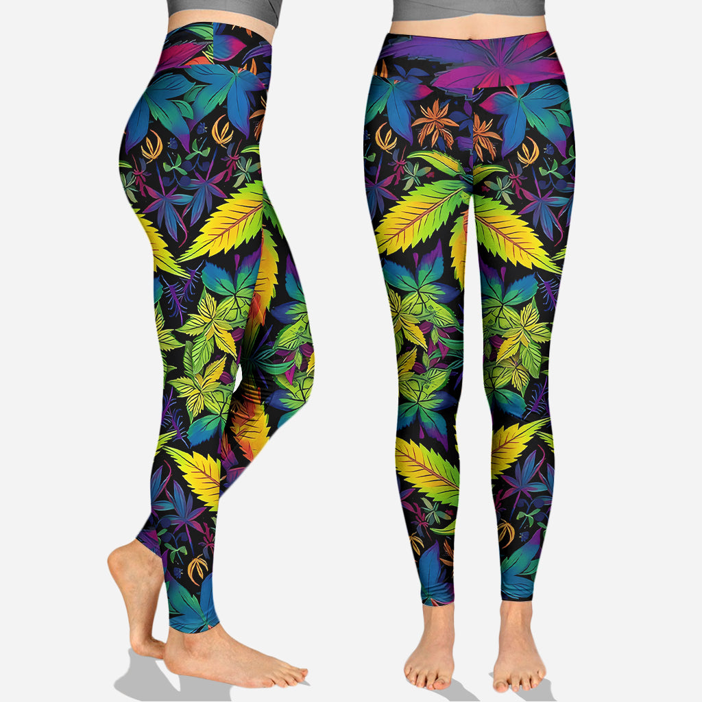 I'm A Little High Maintenance - Personalized Weed Cross Tank Top and Leggings