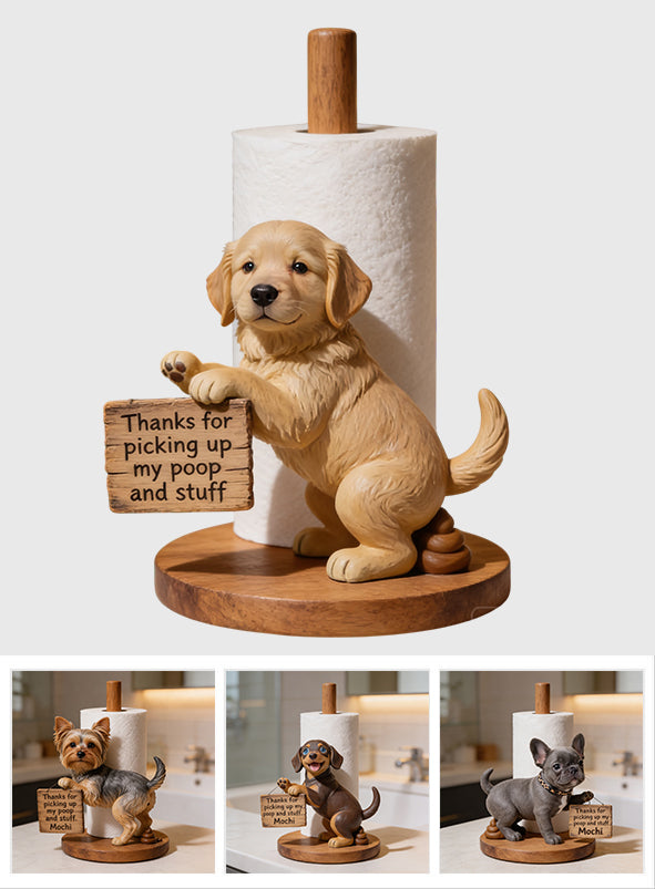 Custom Any Photo - Personalized Dog Paper Towel Stand