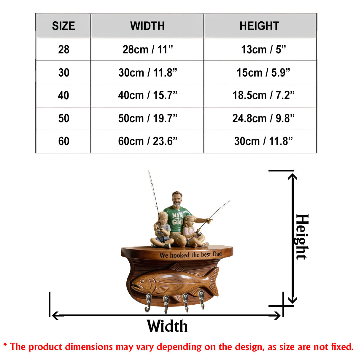 Fishing Life - Personalized Fishing Custom Shaped Hanging Rack