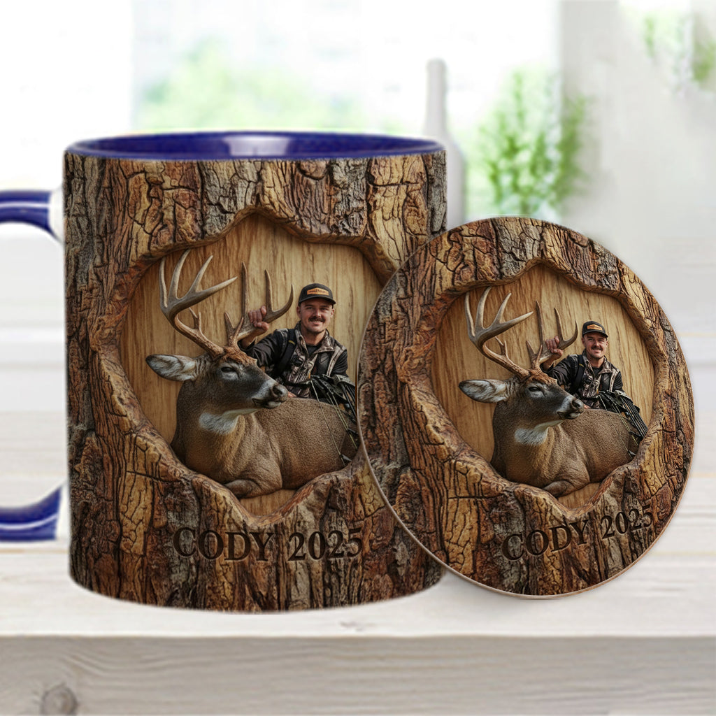 Custom From Any Photo - Personalized Hunting Accent Mug & Coaster