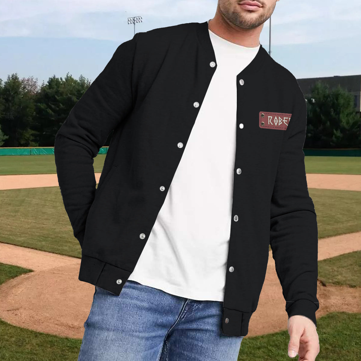 Knight Of God - Personalized Christian Varsity Jacket