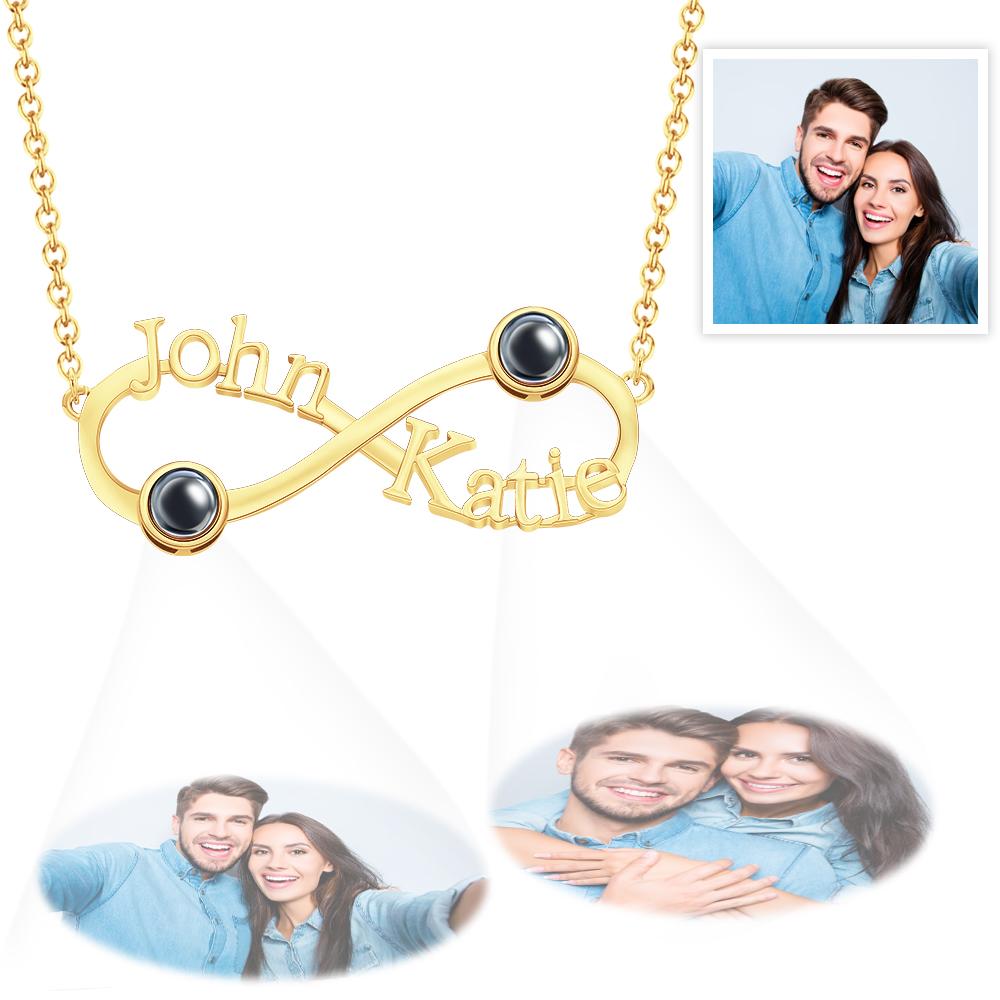 Gift for who lost a loved one - Personalized Infinity Symbol Engraved Charm
