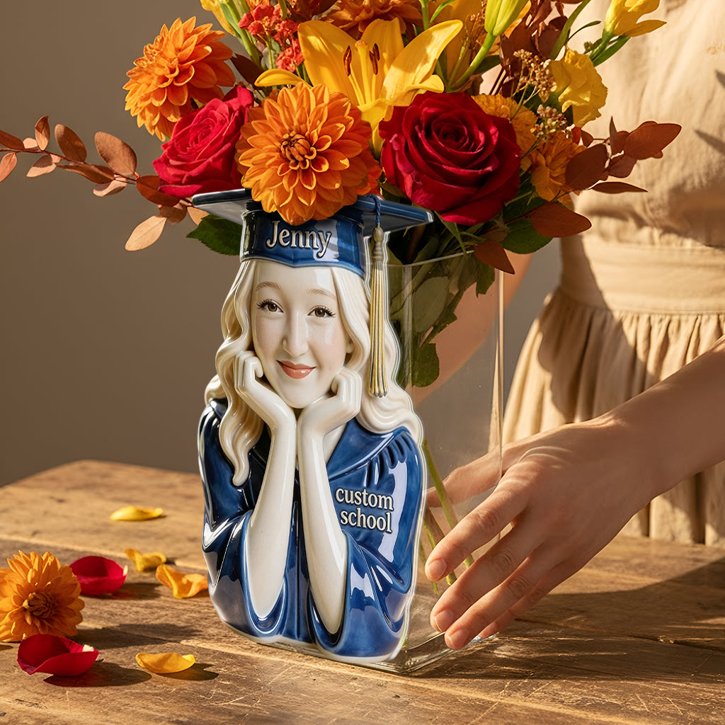 Class Of 2026 - Personalized Graduation Acrylic Pot