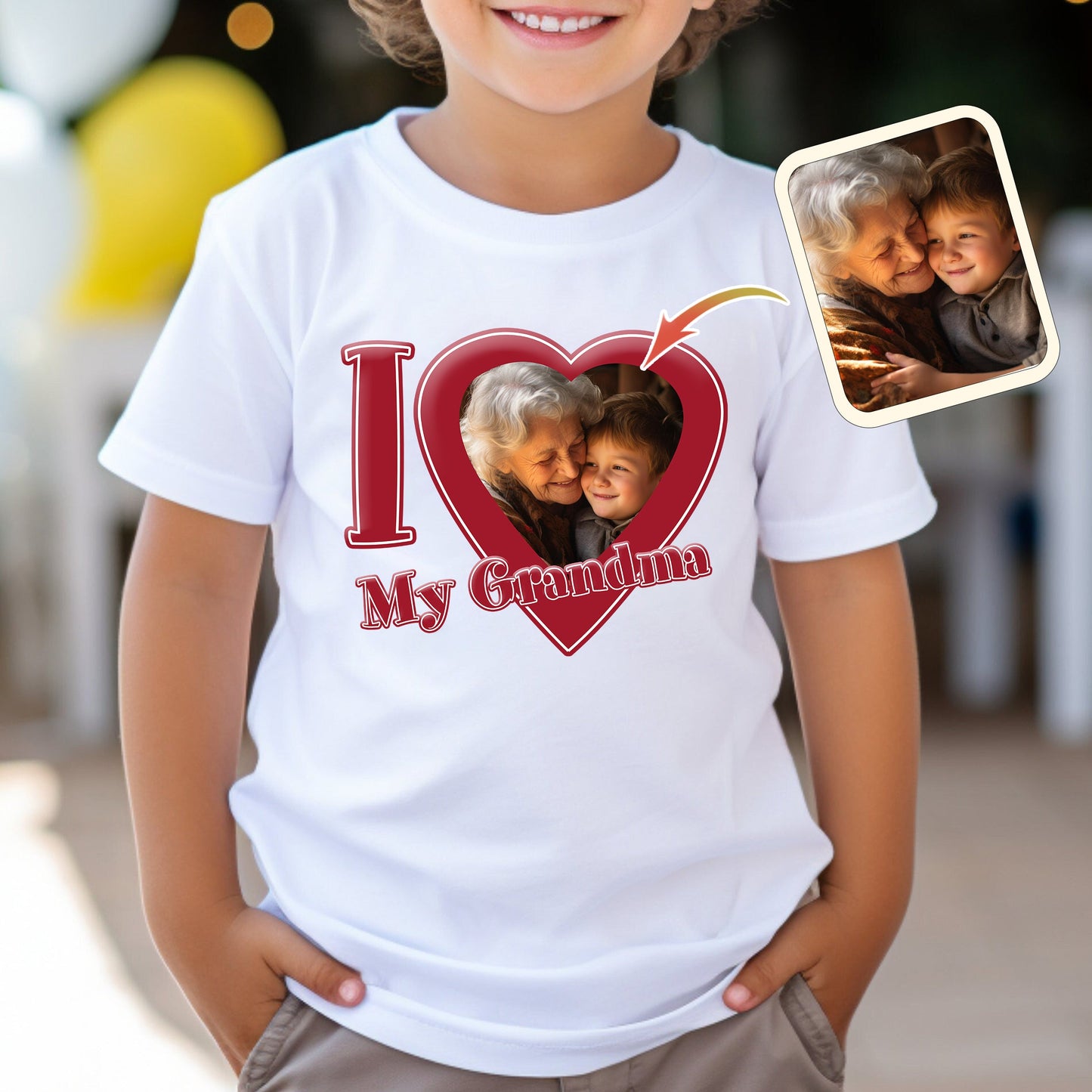 I Love My Grandma/ Nana/ Mommy.... - Personalized Grandma T-shirt And Hoodie