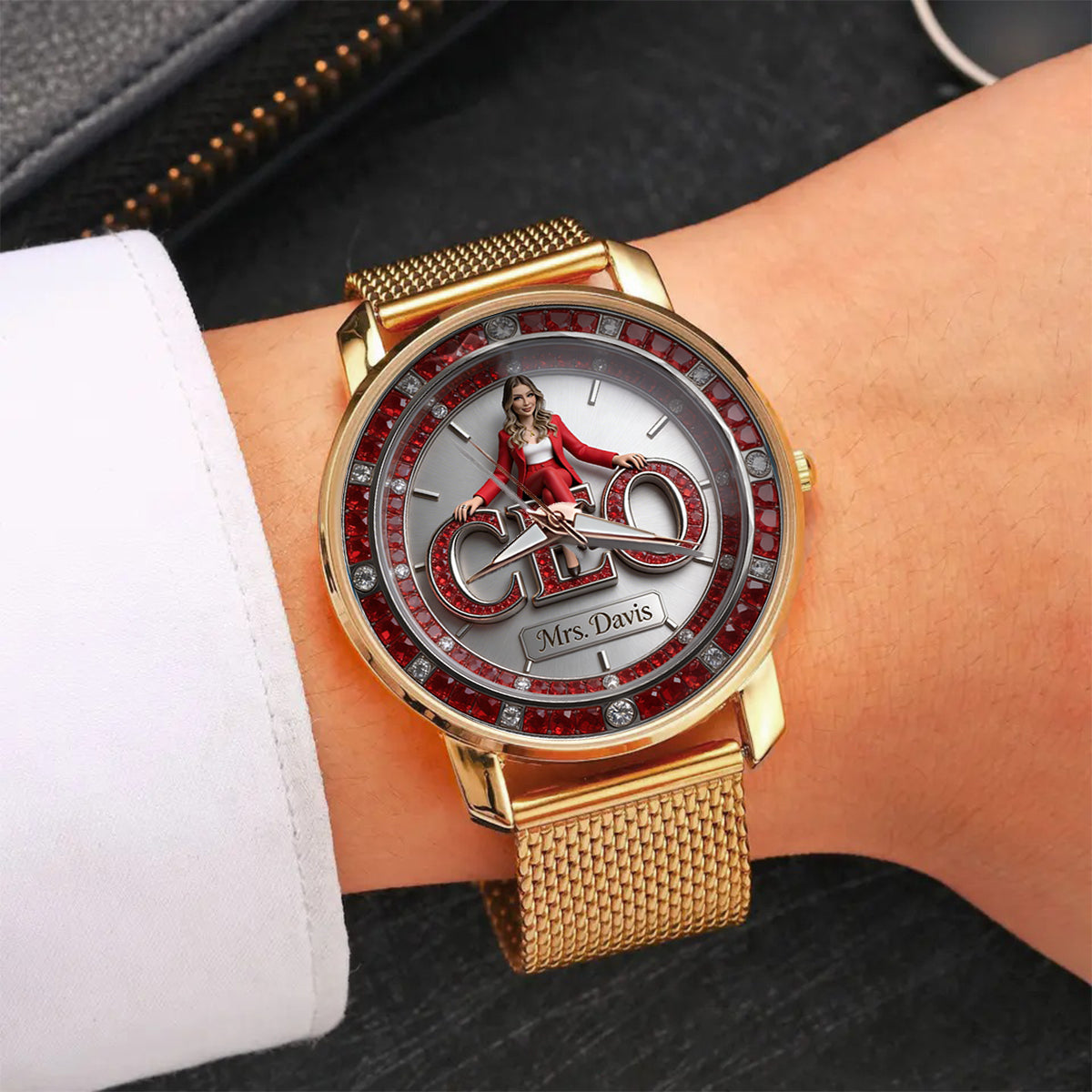 Custom Any Photo - Personalized Colleague Women Hand Watch