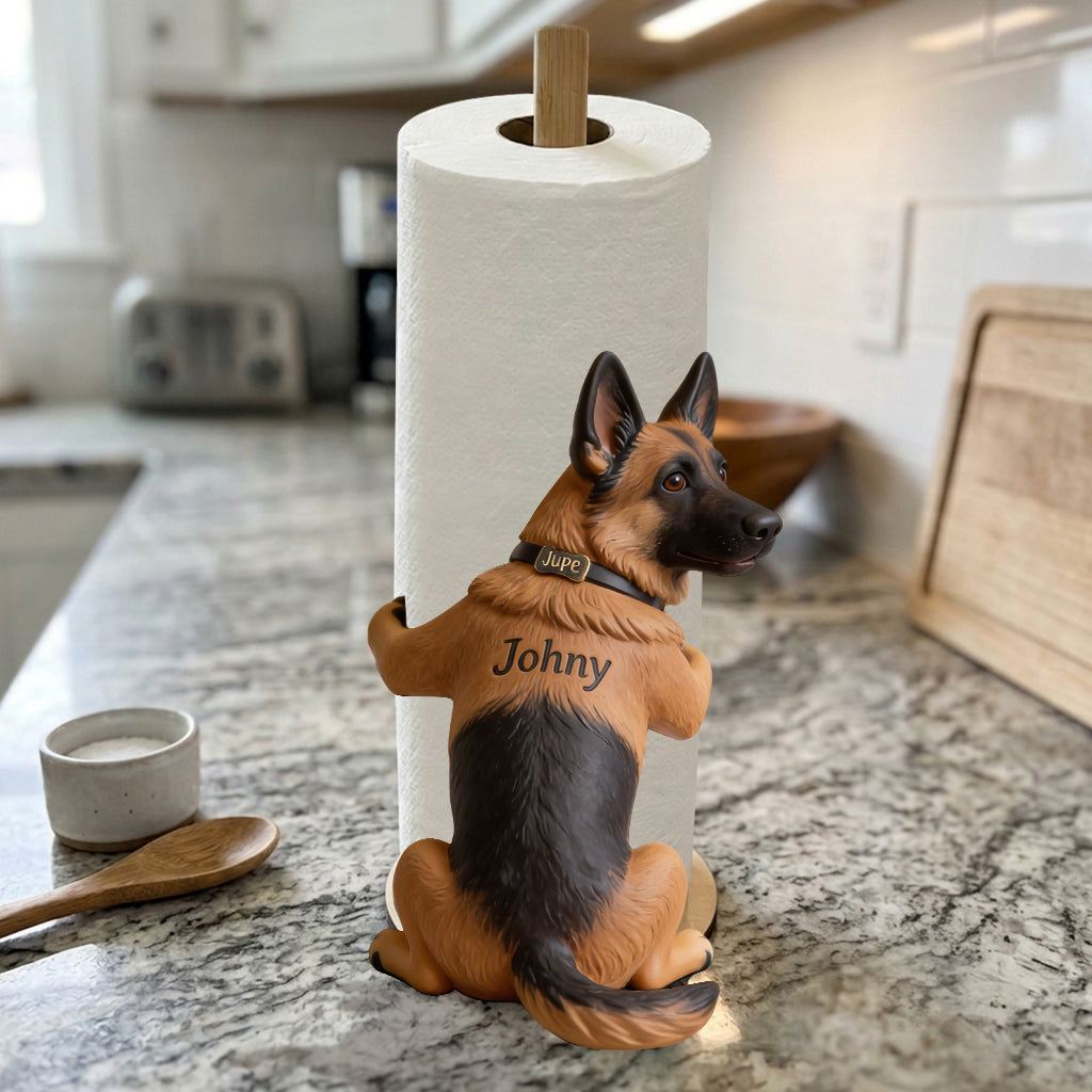 Custom Pet Photo - Personalized Dog Paper Towel Stand