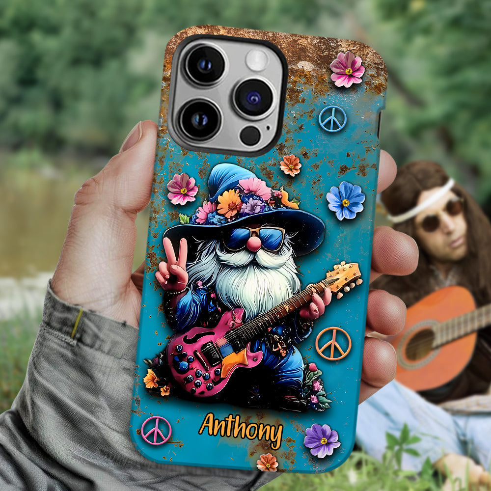 Hippie Gnome - Personalized Hippie Full Print Phone Case