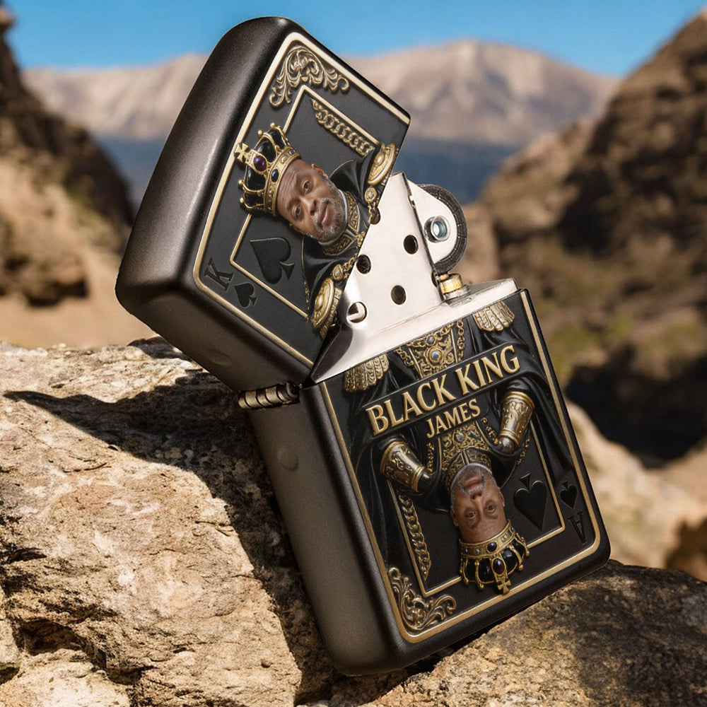 Black King - Personalized African American Lighter