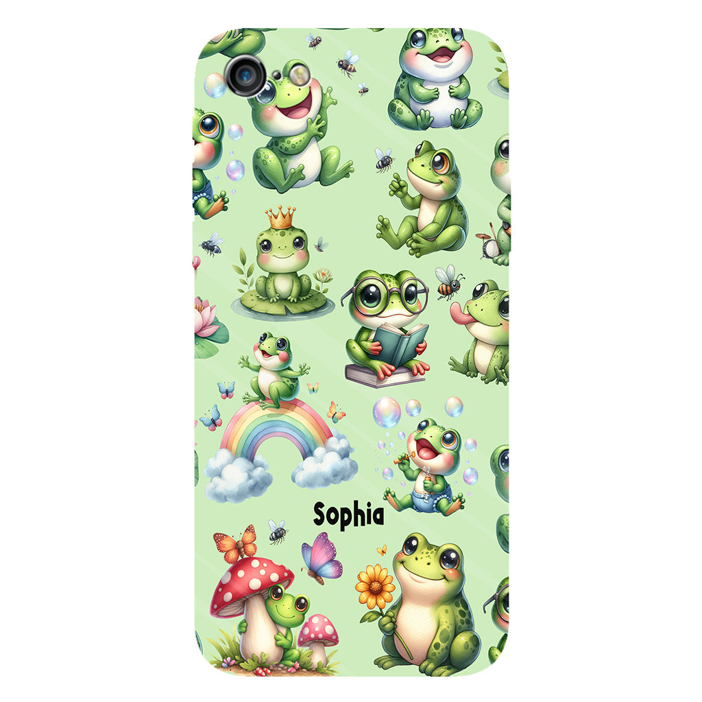 Just A Girl Who Loves Frogs - Personalized Frog Full Print Phone Case