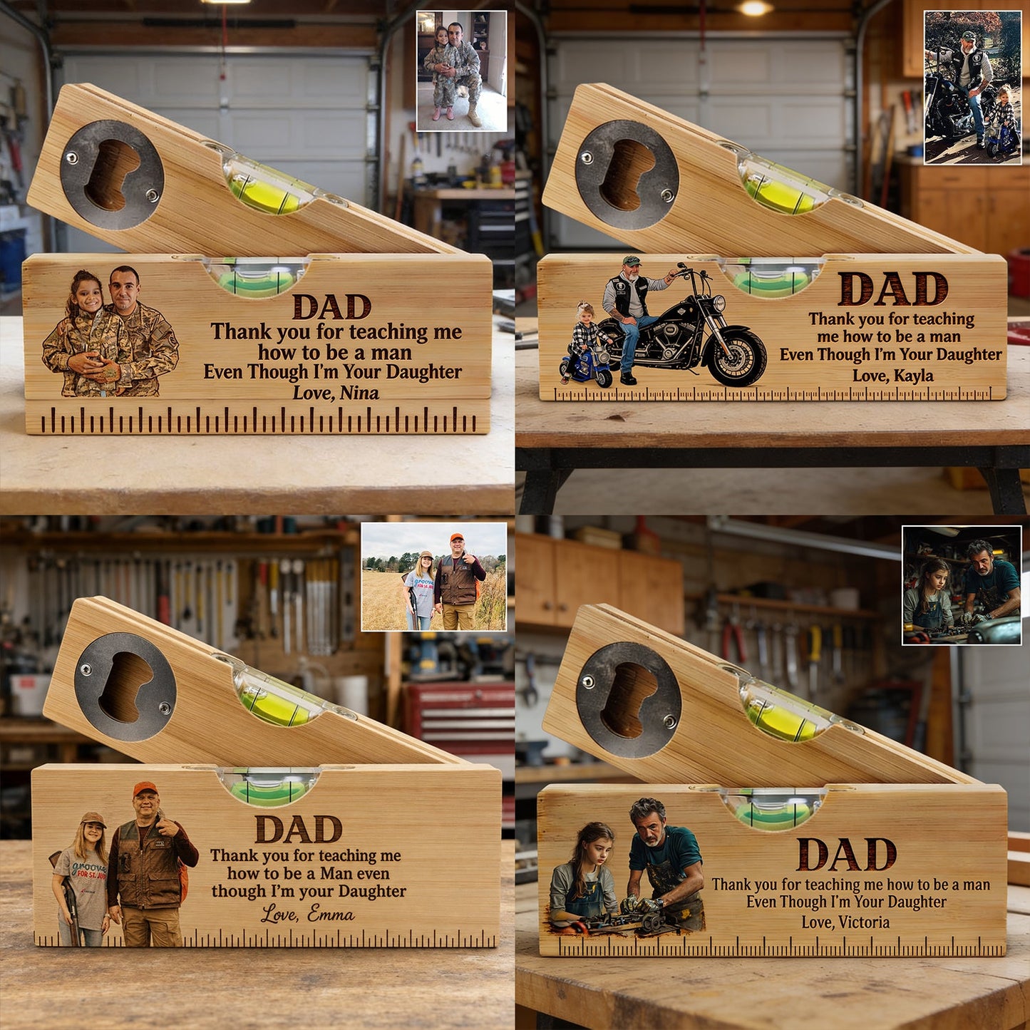 I'm Your Daughter - Personalized Father Spirit Level Bottle Opener