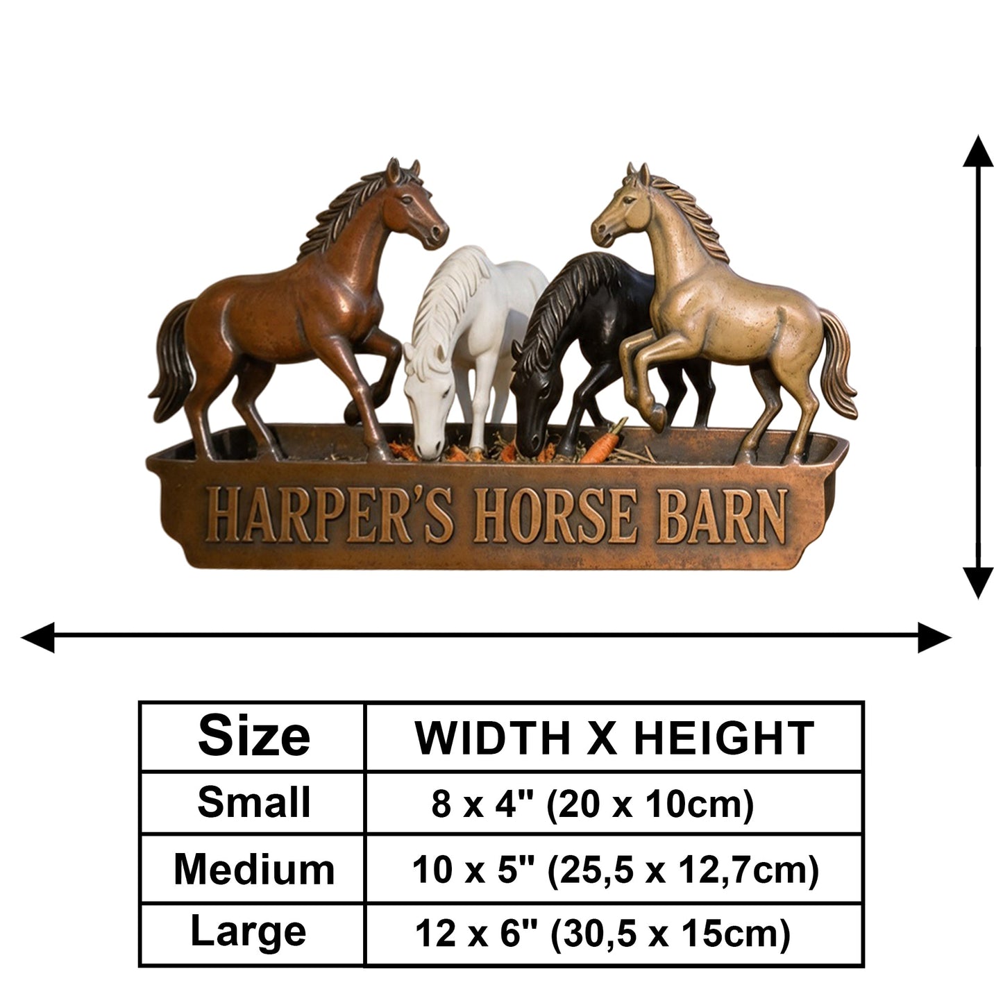 Custom Any Photo - Personalized Horse Wooden Wall Mount Sign
