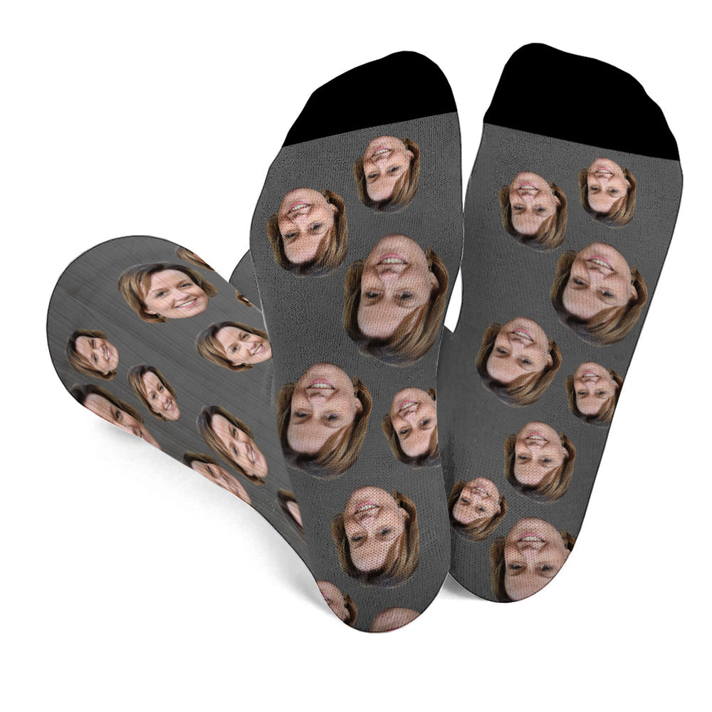 Custom Face - Personalized Step Mom Socks