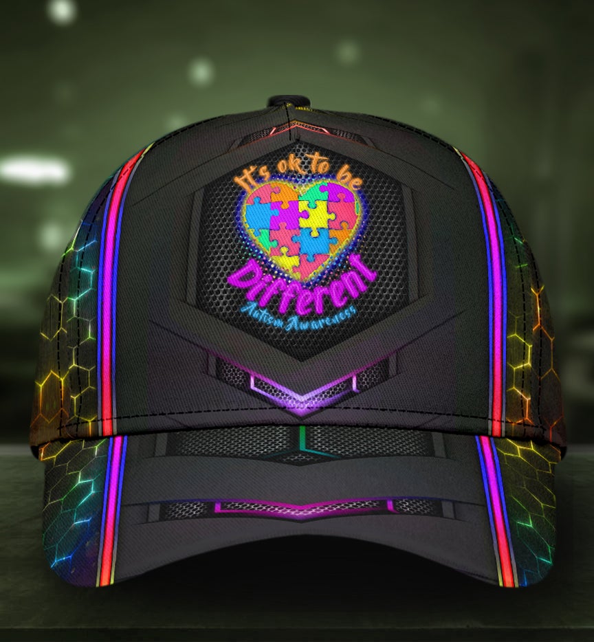 It'S Ok To Be Different Autism - Autism Awareness Classic Cap 0921