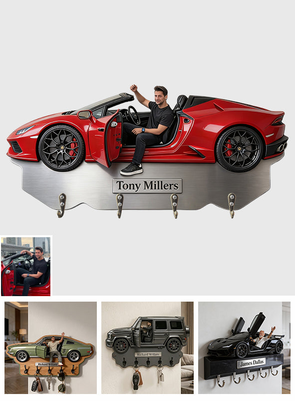 Best Ride - Personalized Car Lover Custom Shaped Hanging Rack