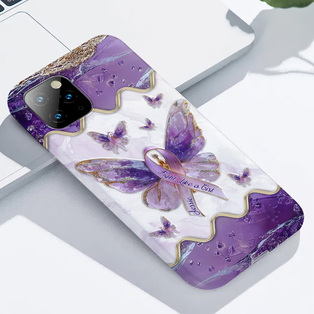 Fight Like a Girl - Personalized Lupus Awareness Full Print Phone Case